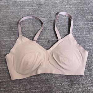 Aerie Real Free Tan Nude Seamless Wireless Lightly Padded Bra Small